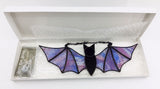 Bat Suncatcher - Burgundy Mottled