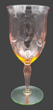 Watermelon Uranium Glass Stemware