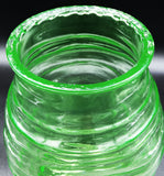 Triangular Uranium Glass Storage Container