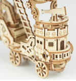 Steampunk Airship 3-D Wood Puzzle Kit