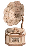 Vintage Gramophone 3-D Wood Puzzle Kit