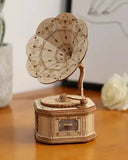 Vintage Gramophone 3-D Wood Puzzle Kit