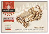 Vintage Army SUV 3D Puzzle Kit