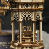Victorian Lantern Lighted Wood Music Box Kit