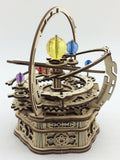 Starry Night Orrery Wood Music Box Kit