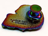 Rainbow Anodized Skull