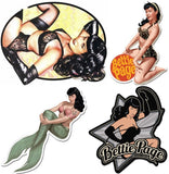 Bettie Page Vinyl Sticker Set of 4