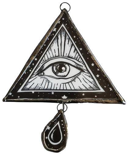 All-Seeing Eye Petite Glass Ornament