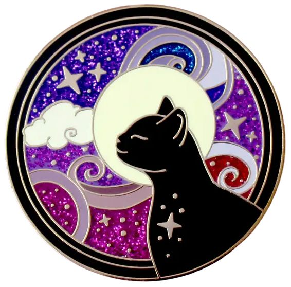 Art Nouveau Cosmic Cat