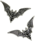 Bat Collar Point Lapel Pin Set