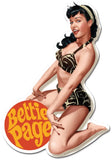 Bettie Page Vinyl Sticker Set of 4