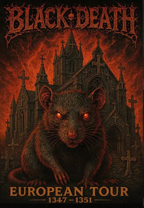 Black Death Tour Poster