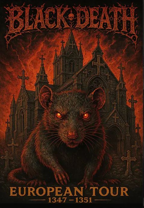 Black Death Tour Poster