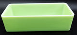 Jadeite Uranium Glass Rectangular Refrigerator Box