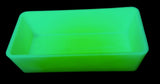 Jadeite Uranium Glass Rectangular Refrigerator Box