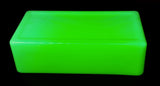 Jadeite Uranium Glass Rectangular Refrigerator Box