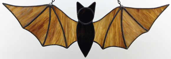 Bat Suncatcher - Brown Streaky