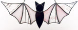 ColorSplash Bat Suncatcher - Pink & White