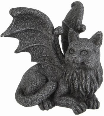 Cat Gargoyle Shelf Stopper