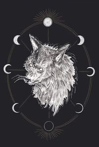 Celestial Wolf 8x10 Art Print