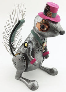 Chelsea - Interactive Bowing Steampunk Squirrel