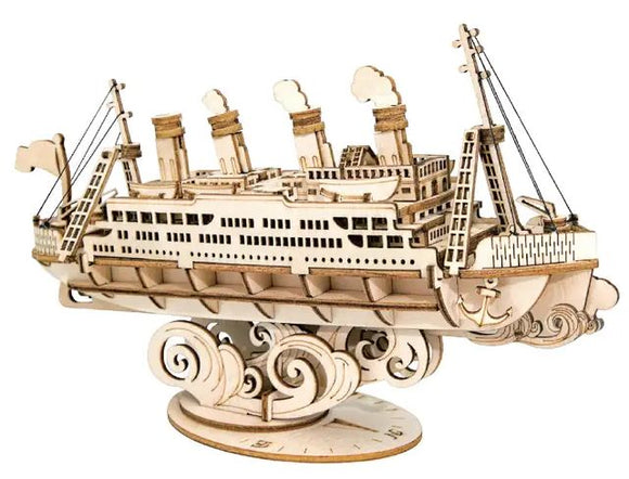 Cruise Ship 3-D Wood Puzzle Kit