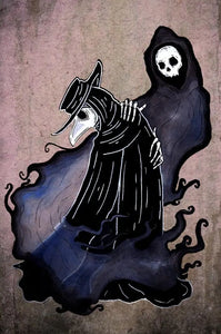 Death Follows 8x10 Framed Art Print