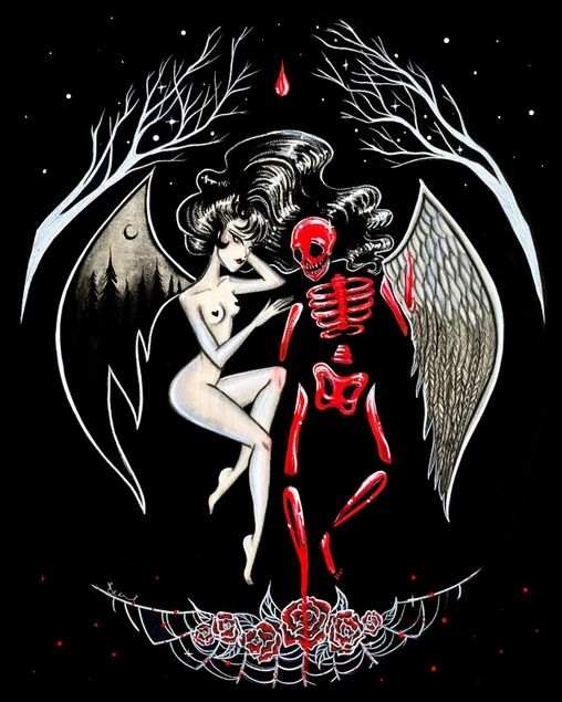 Death and the Maiden 8x10 Art Print