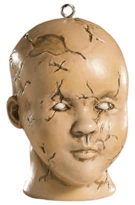 Mysterious Doll Head Ornament