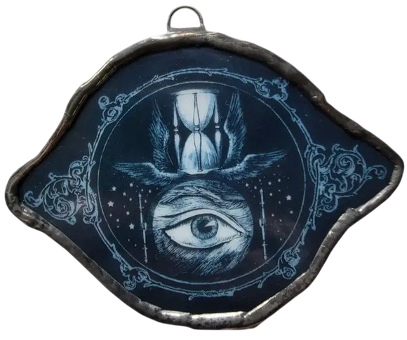 Eye of Time Petite Glass Ornament