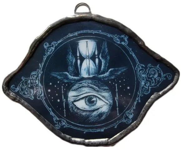 Eye of Time Petite Glass Ornament