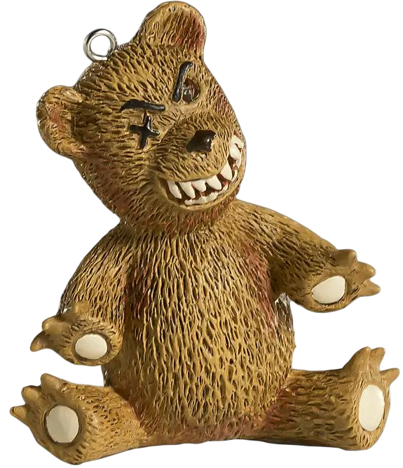 Fierce Teddy Ornament