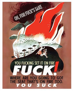 On Fire 11"x14" Poster