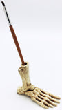 Skeletal Foot Cast Iron Pen Holder
