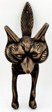 Copper Finished Cast Iron Fox Door Knocker