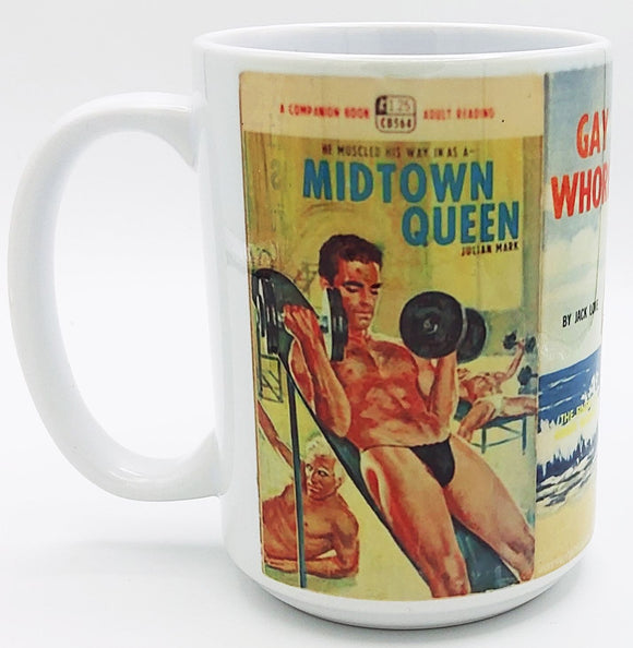 Retro Gay Pulp Fiction Mug