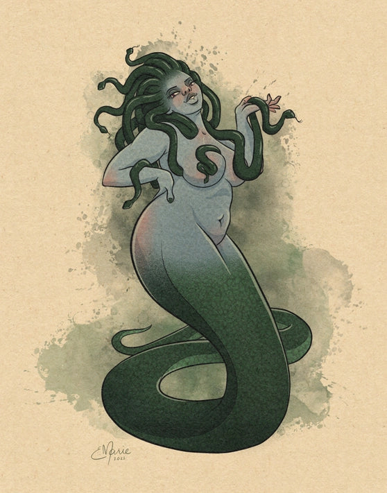 Gorgon Pinup 8x10