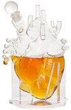 Anatomical Heart Whiskey & Wine Decanter Set