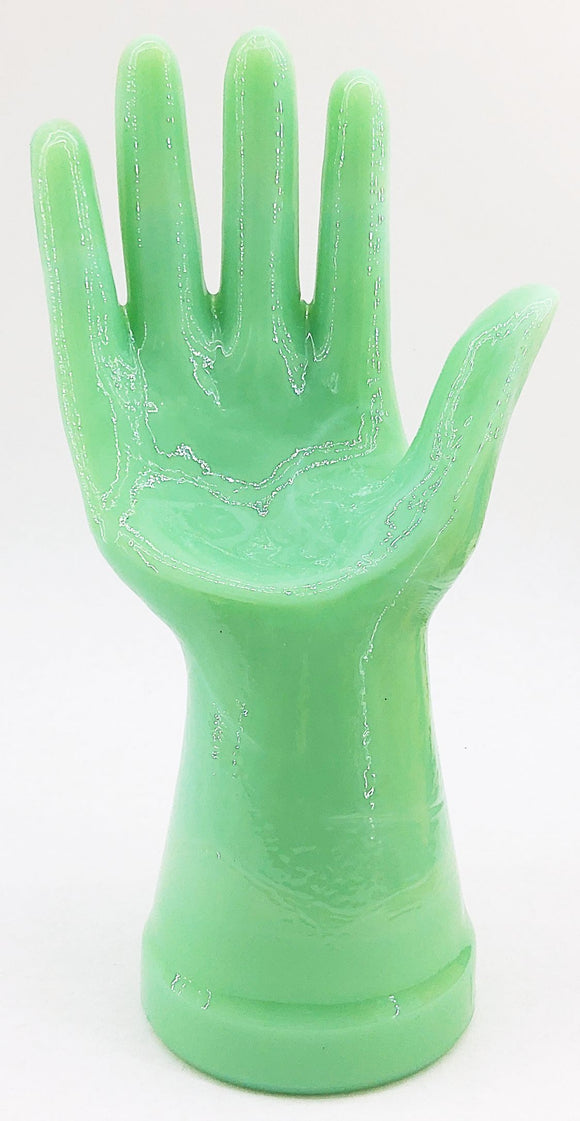 Jadeite Glass Ring Holder