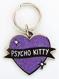 Pyscho Kitty Pet Collar Tag