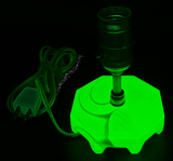 Uranium Slag Glass Table Lamp