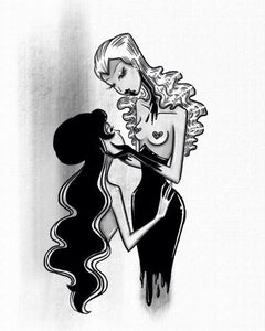 Lips Are Venomous 8x10 Art Print