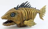 Lomax - Interactive Steampunk Skeletal Piranha