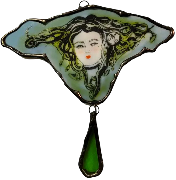 Medusa Glass Ornament