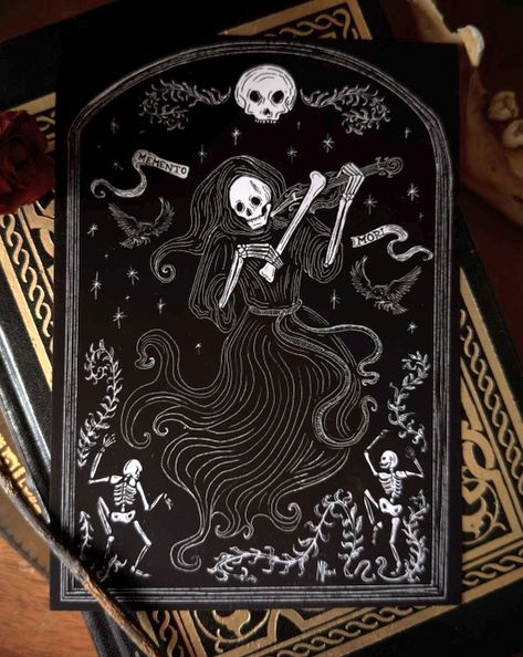 The Memento Mori Danse Macabre 8x10 Art Print