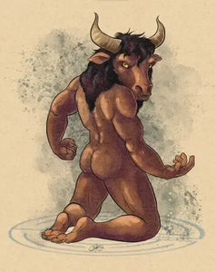 Minotaur Pinup 8x10" Art Print