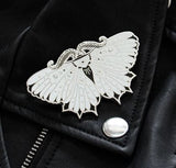 Jeweled Moth .925 Silver