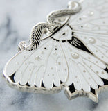 Jeweled Moth .925 Silver