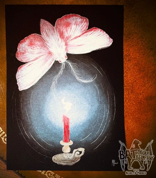Moth to a Flame 8x10 Art Print