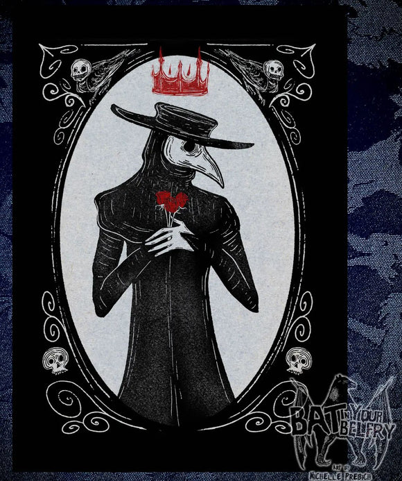 Crowned Plague Doctor 8x10 Art Print